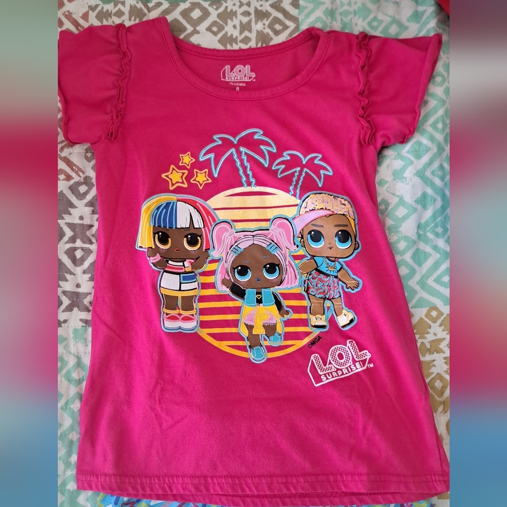 L.O.L. Surprise! Pink and Blue Matching Sets Short Sleeve Tees